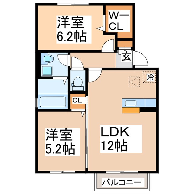 ボナールユートの物件間取画像