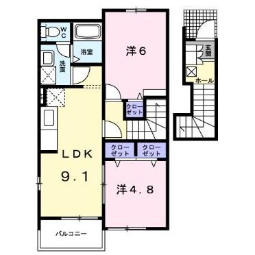 グリーンハイツIKEDA　A・B・Cの物件間取画像