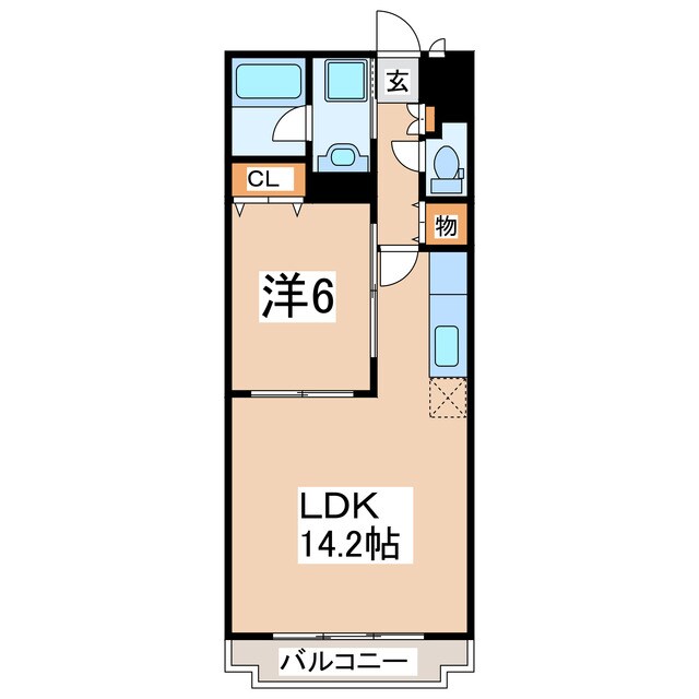 キャッスルマンション豊岡の物件間取画像