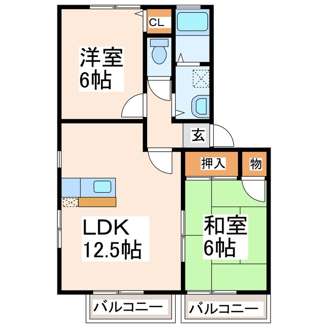 ファミールグランデージュの物件間取画像