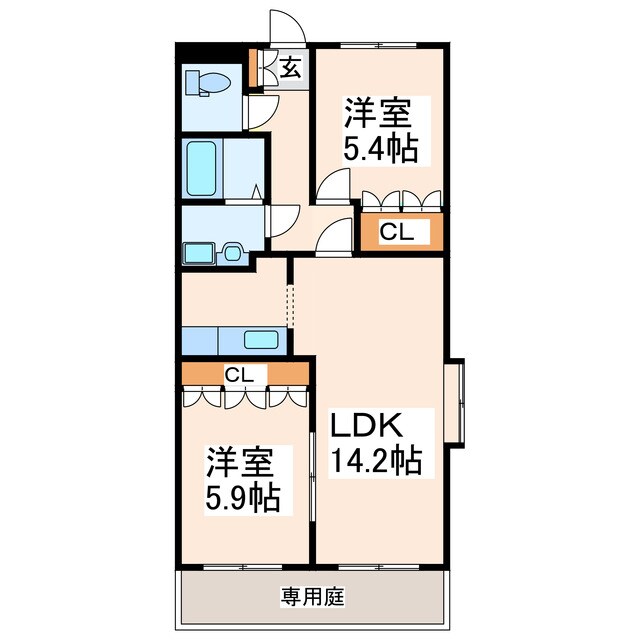 LibertyShineの物件間取画像