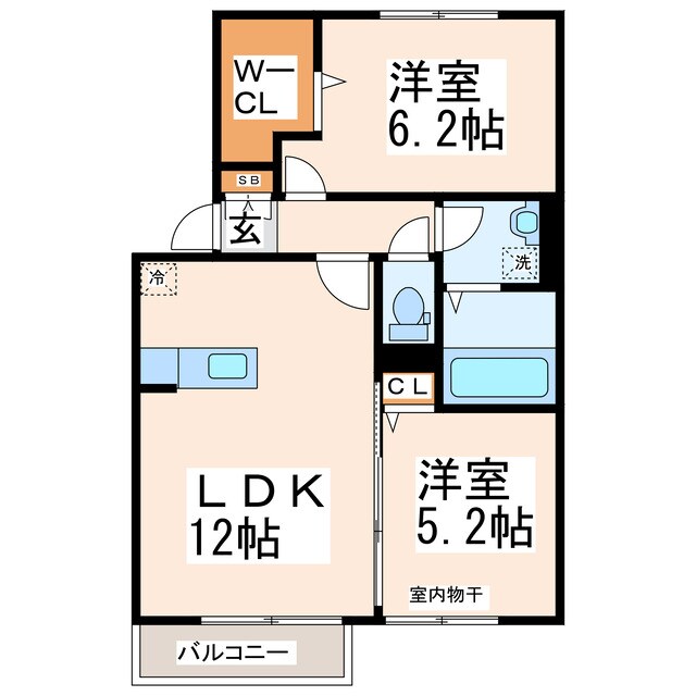 グリーンコートの物件間取画像