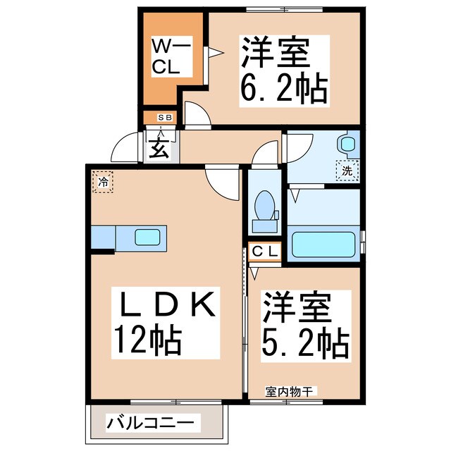 グリーンコートの物件間取画像