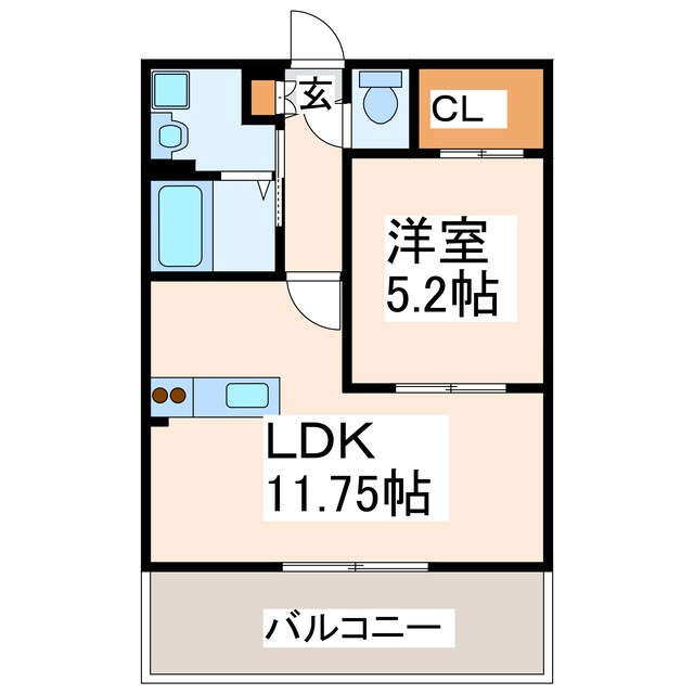 プレシャスコート壱番館の物件間取画像