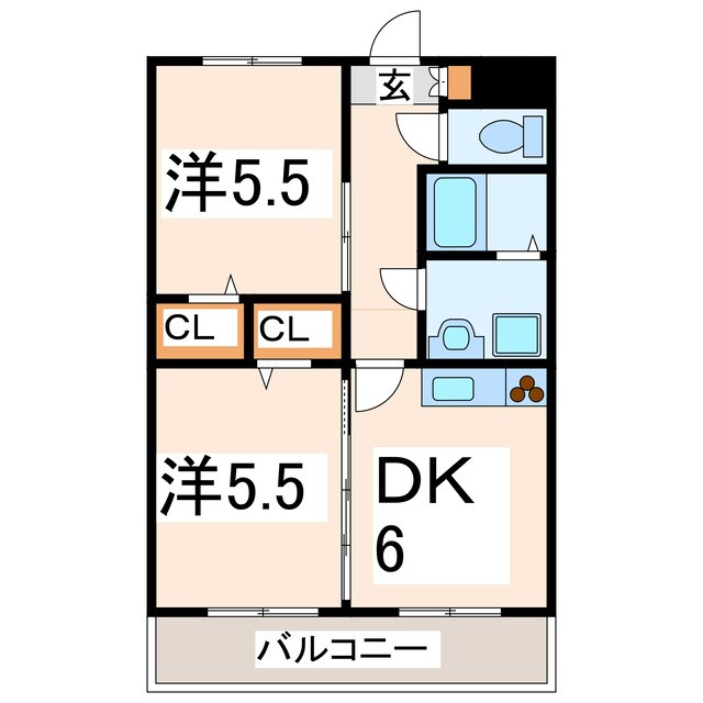 クイーンズシャトレーの物件間取画像