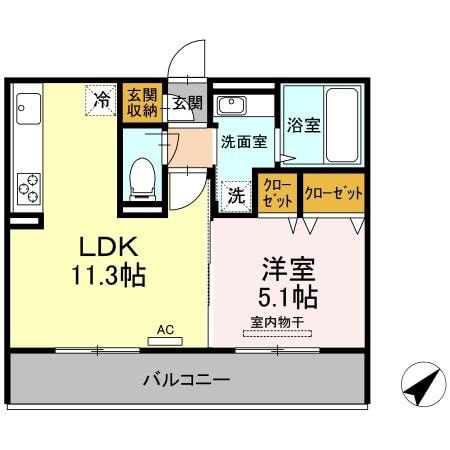 サンテの物件間取画像