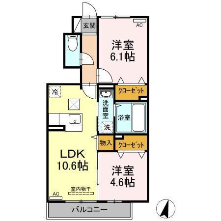 メゾンド麓の物件間取画像