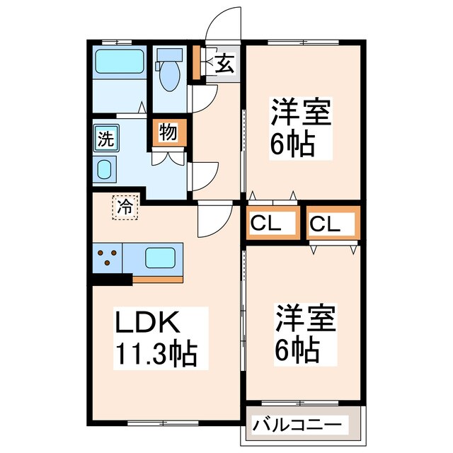 カゼッラの物件間取画像