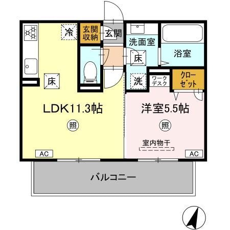 セレブ菊池の物件間取画像