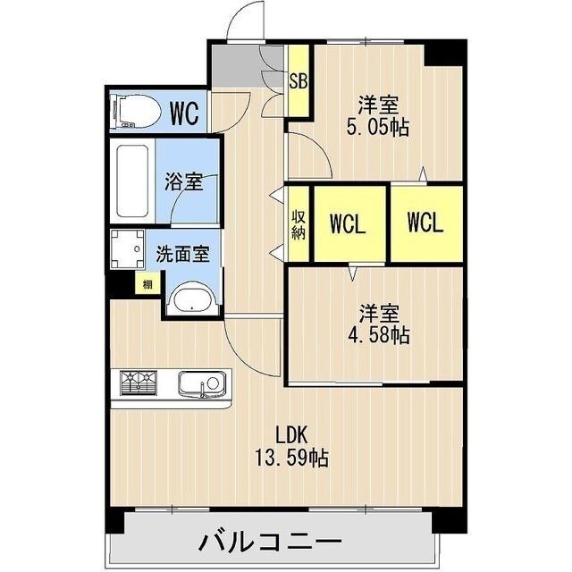 LIBTH光の森 Ⅱの物件間取画像