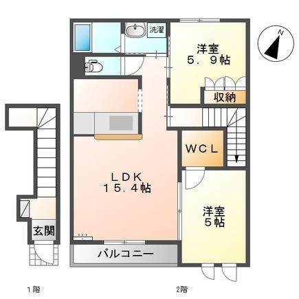 Sincerity峰の物件間取画像