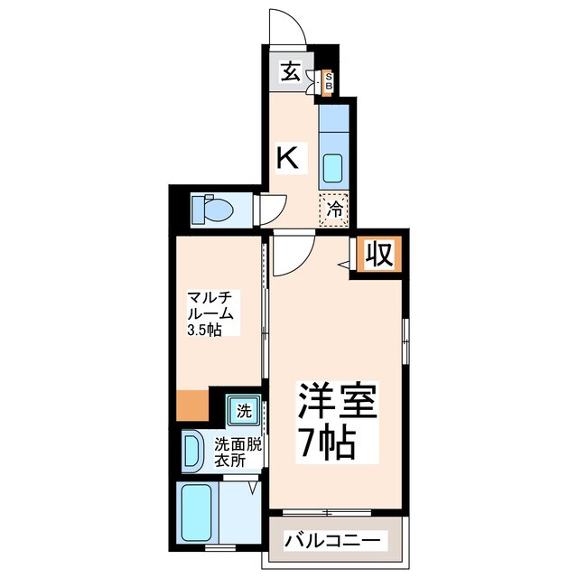 レインボーⅡの物件間取画像