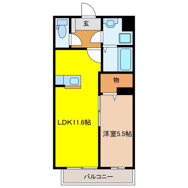 フェリス道本の物件間取画像