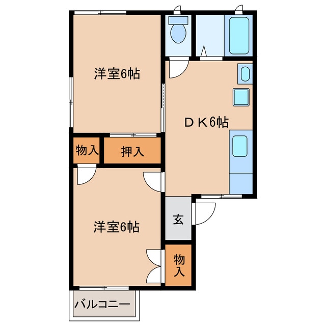 ハミングの物件間取画像