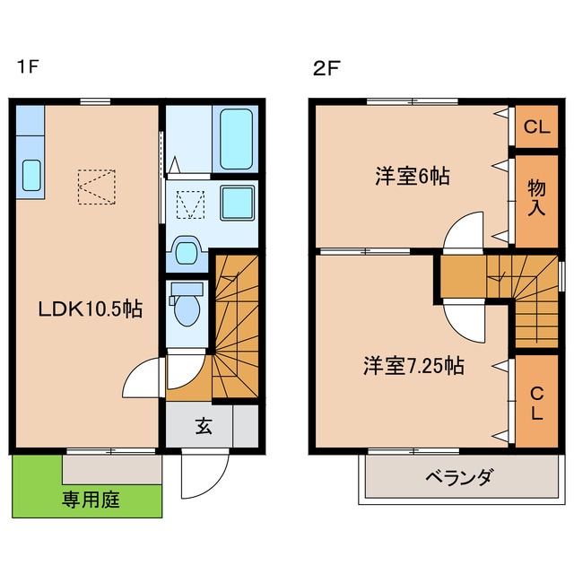 お伽の里の物件間取画像