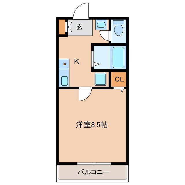 ブライトコート元浜の物件間取画像