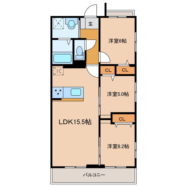 ステラⅡの物件間取画像