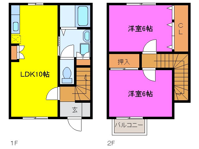 Cozy Terraceの物件間取画像