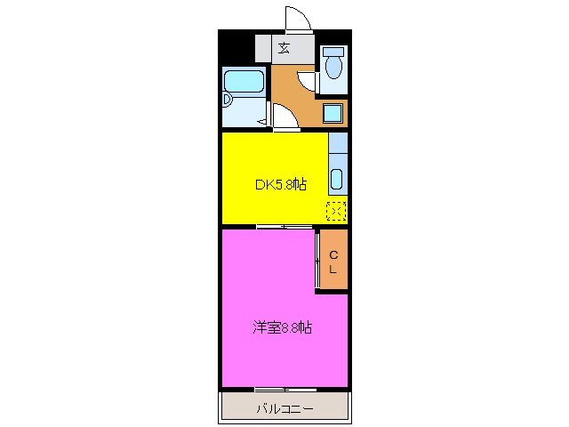 ハイム・コターナⅠの物件間取画像