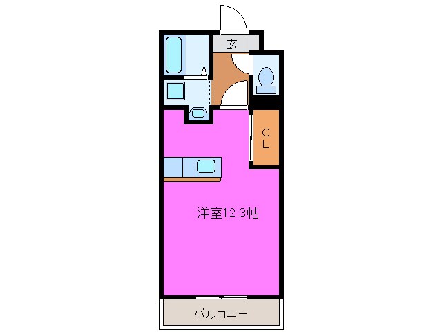 プランドールの物件間取画像