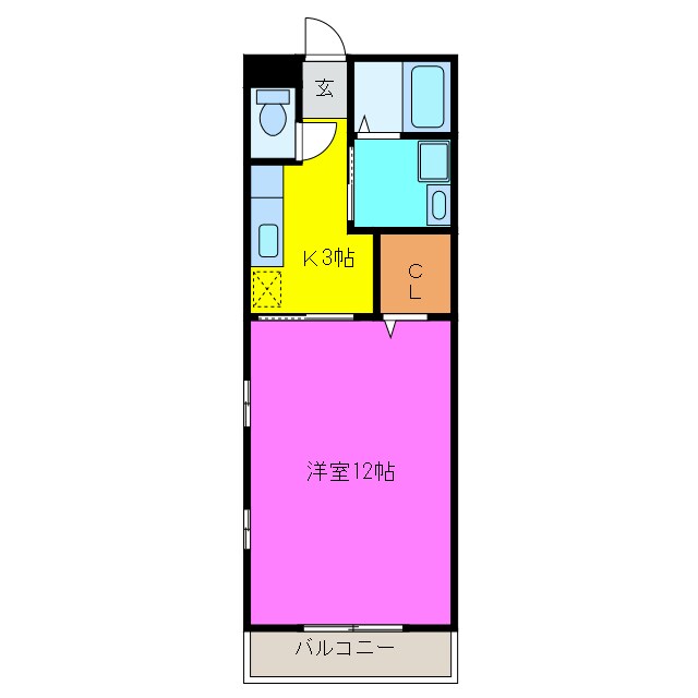 ルミエール・メイの物件間取画像