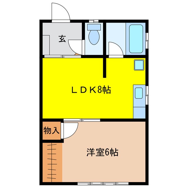 サーラスハマA・B・C・D・Eの物件間取画像