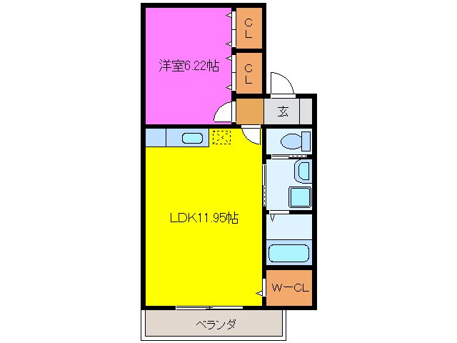 ミタカⅠの物件間取画像