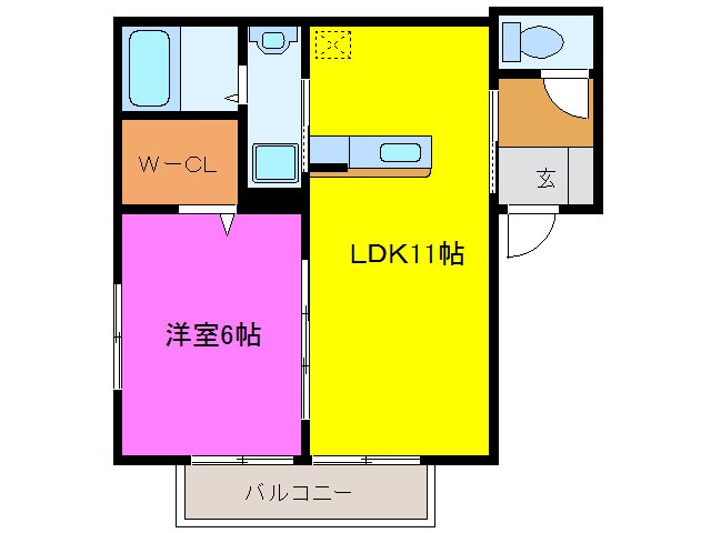 コート・ソレアードの物件間取画像