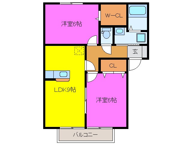 コート／ラデュレの物件間取画像