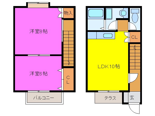 ＤｉｘｉｅⅠ・Ⅳの物件間取画像