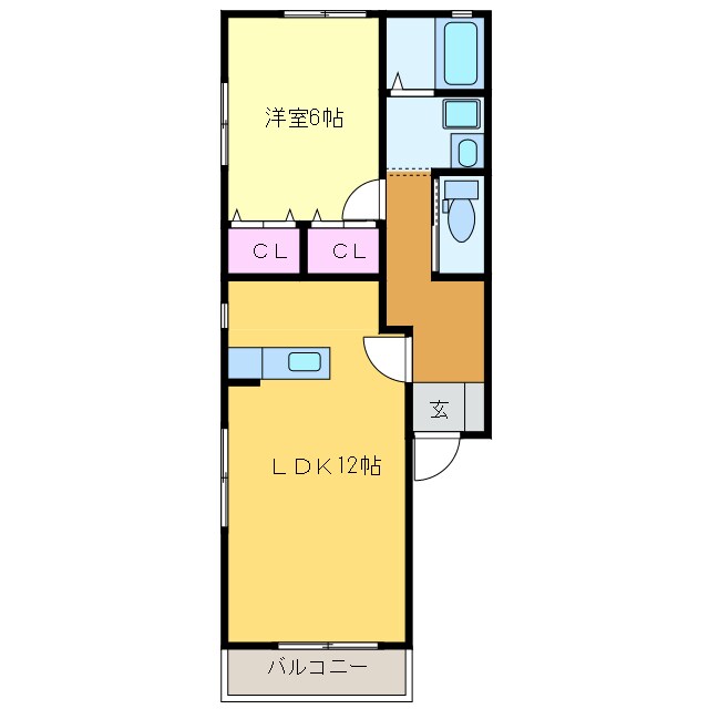 パインウェルⅡの物件間取画像