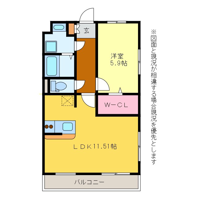 グランソレイユの物件間取画像