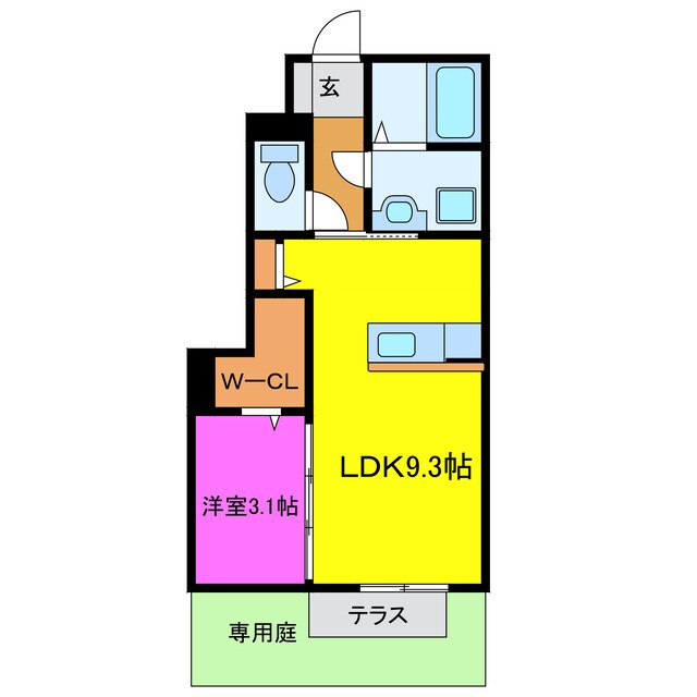 グランドゥールＡ・Ｂの物件間取画像