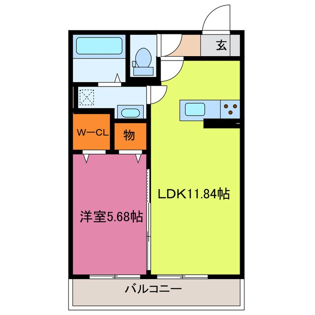 サンリット宮竹の物件間取画像