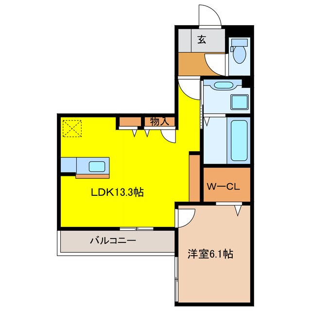 D-Ｈｉｌｌｓ天王の物件間取画像