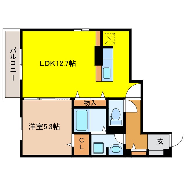 Ｄ-Ｈｉｌｌｓ中条の物件間取画像