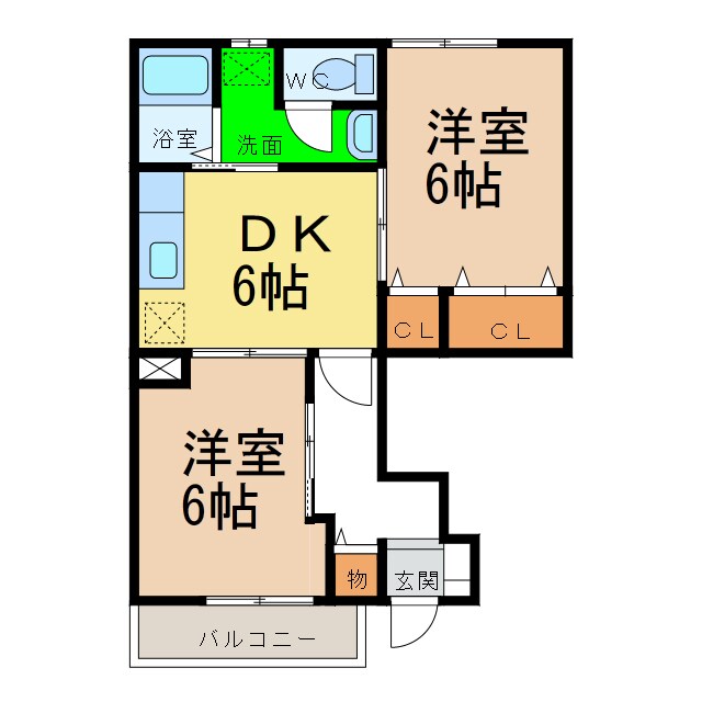 プレアヴェニューＡの物件間取画像