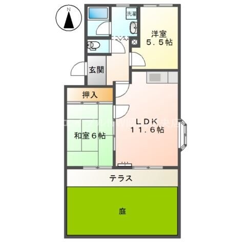 クオリティー下中野の物件間取画像