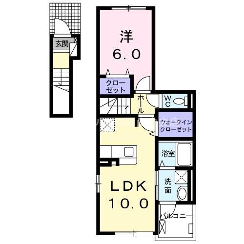 ベルフレーシュⅡの物件間取画像