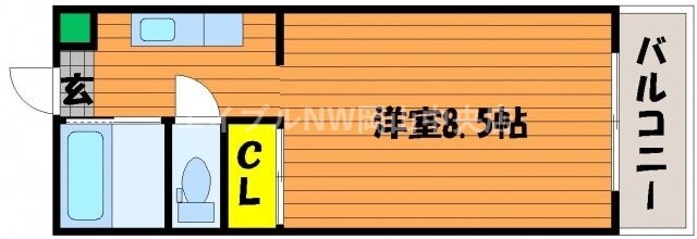 FLAT LEAVES学南町の物件間取画像