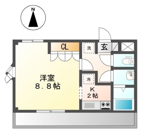 フィールドアップの物件間取画像