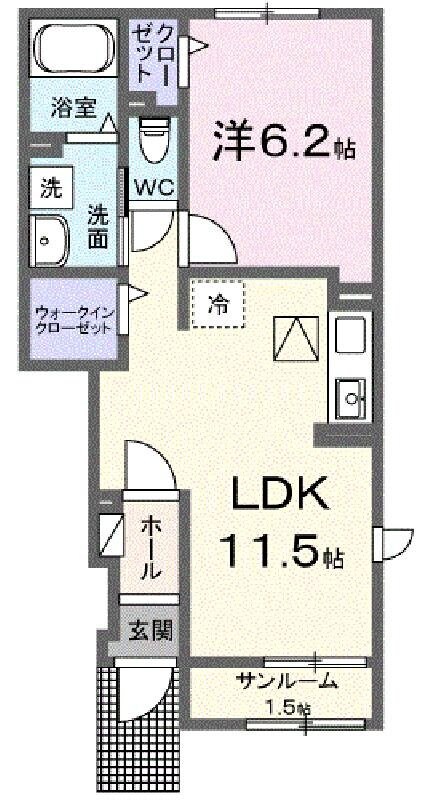 ビオルネの物件間取画像