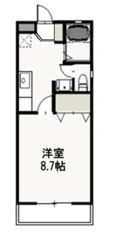 ウィスティリア伊福の物件間取画像