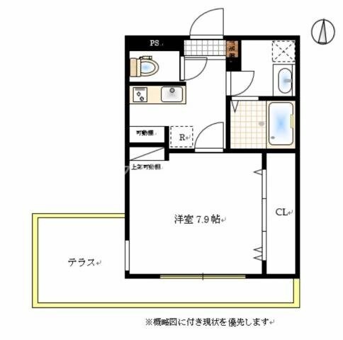 アロウル大元駅前の物件間取画像