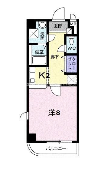 ニューメゾン森安の物件間取画像