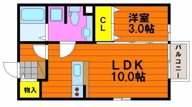 モナリエⅡの物件間取画像