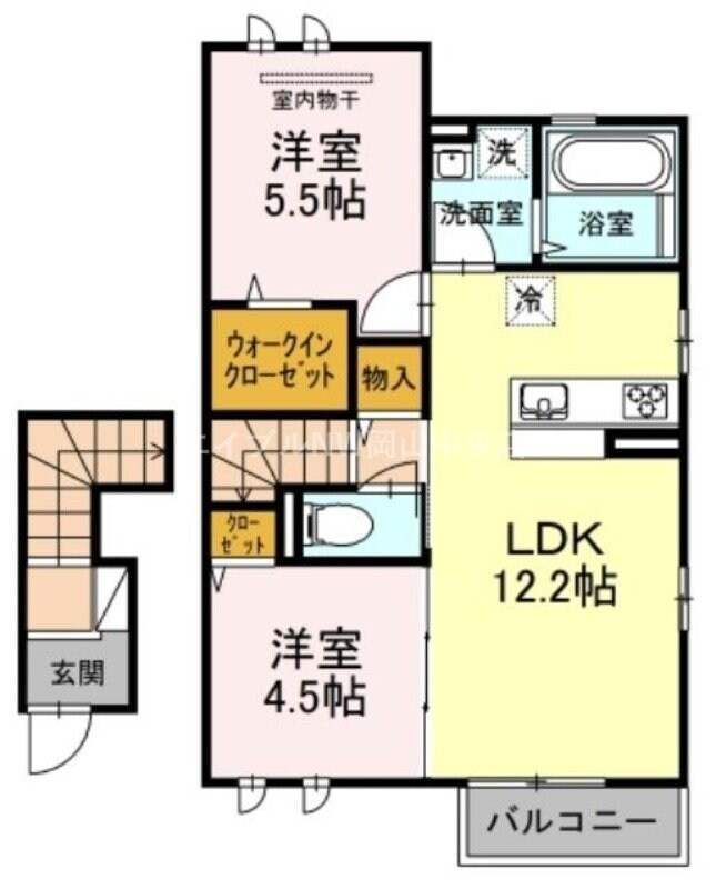 チェーロ　セレーナ　A棟の物件間取画像