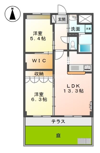 Affino ～AOE～の物件間取画像