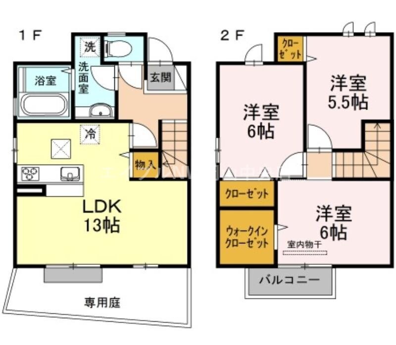 チェーロ　セレーナ　D棟の物件間取画像