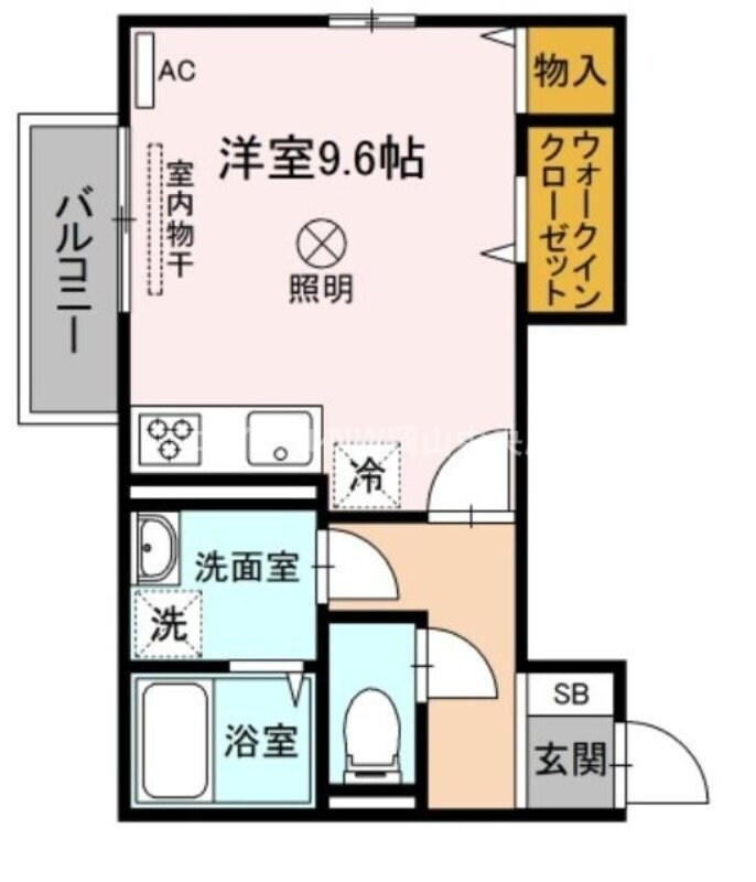 ユースレジデンスの物件間取画像